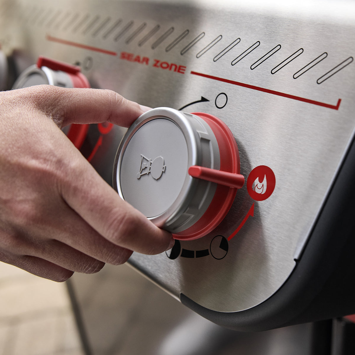 Weber Spirit E-425 Boost burner knobs