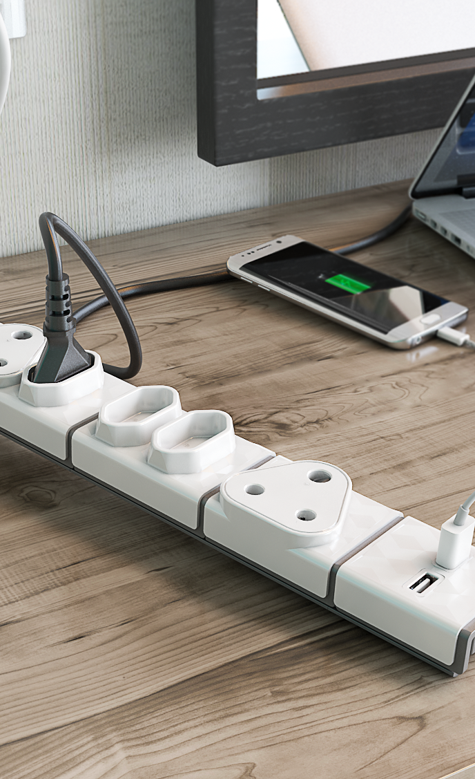 Allocacoc PowerStrip Modular socket modules detail