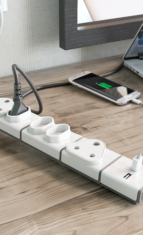 Allocacoc PowerStrip Modular socket modules detail