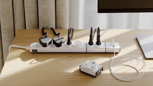 Allocacoc PowerStrip Modular with 4 socket modules and fuse switch