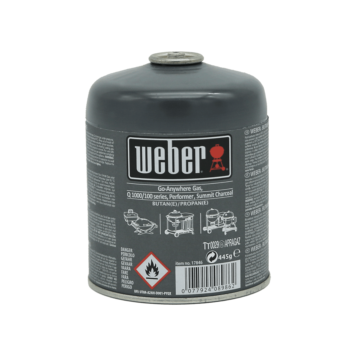 Weber Gas Cartridge 445 g