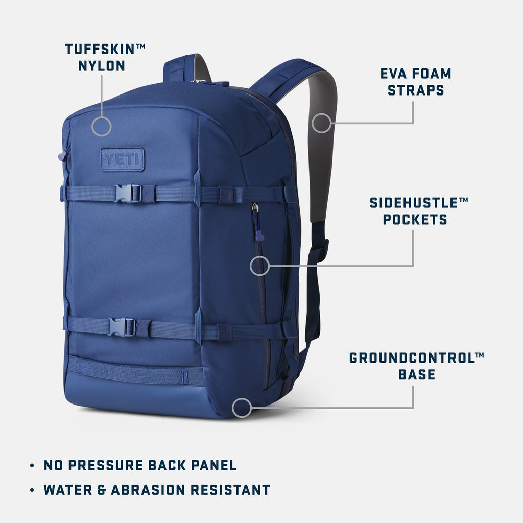YETI Crossroads 35L Backpack features