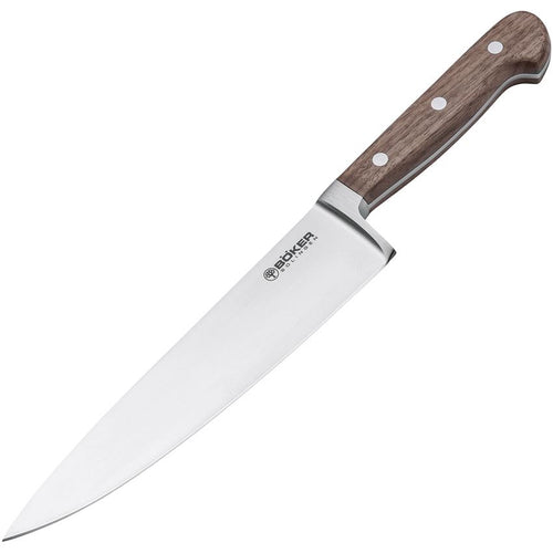 Böker Heritage 21 cm chef's knife with walnut handle, forged in Solingen