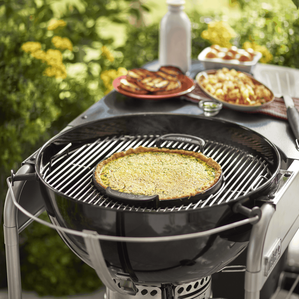 Weber GBS Griddle in use