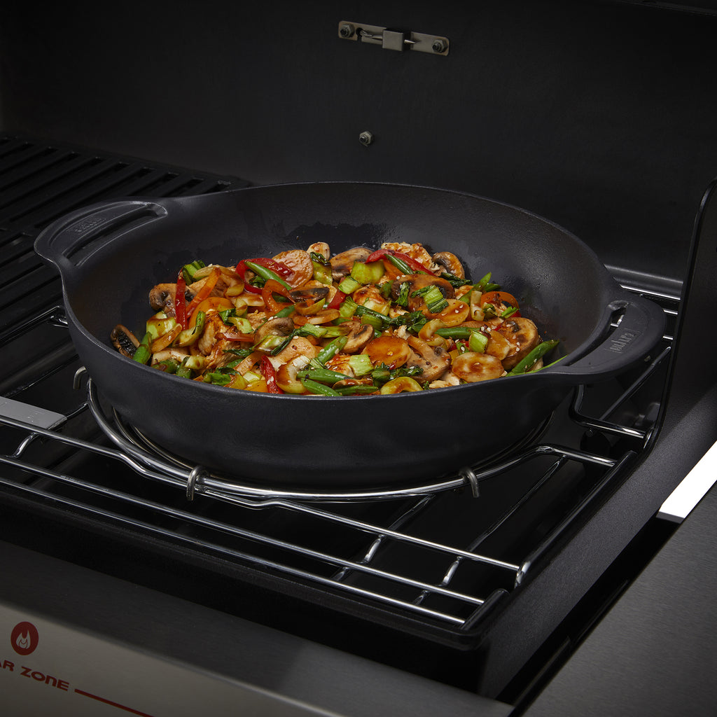 Weber Crafted Wok in use