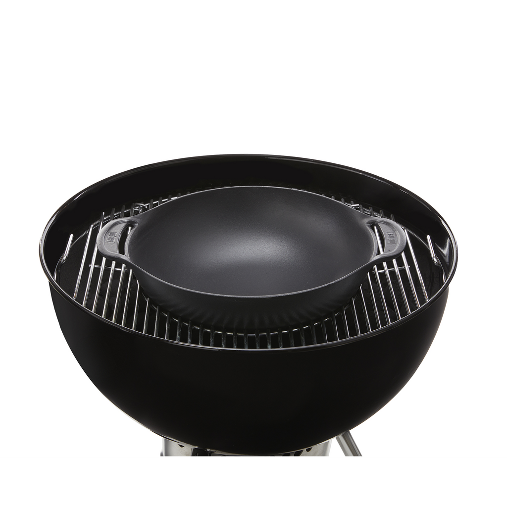 Weber Crafted Wok on a kettle