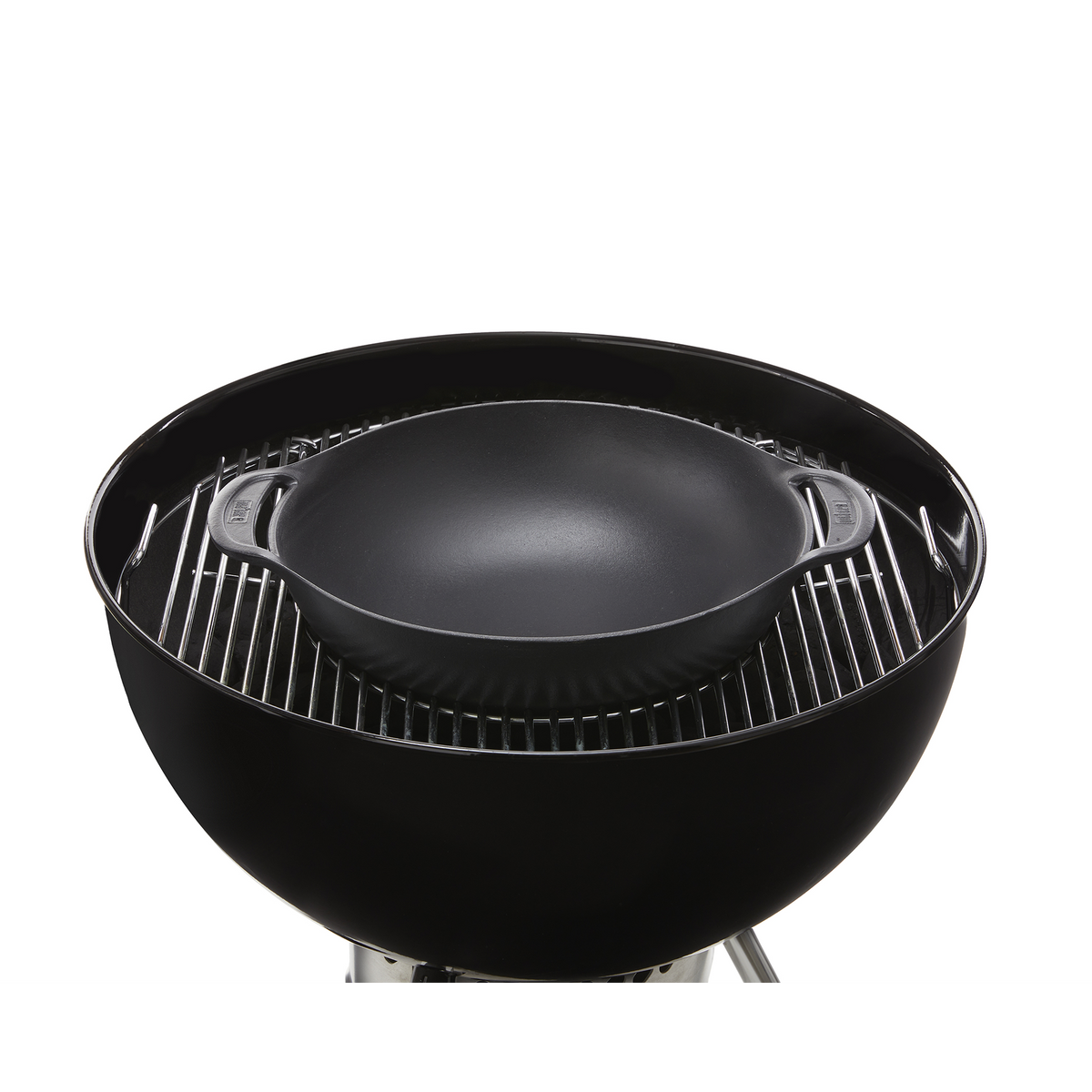 Weber Crafted Wok on a kettle