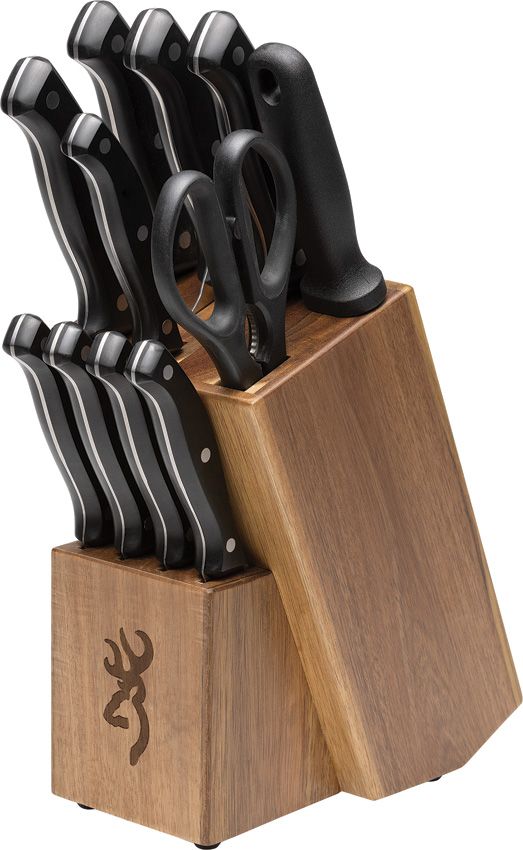 Browning Kitchen Set Knife Block Set with Shears — view 2