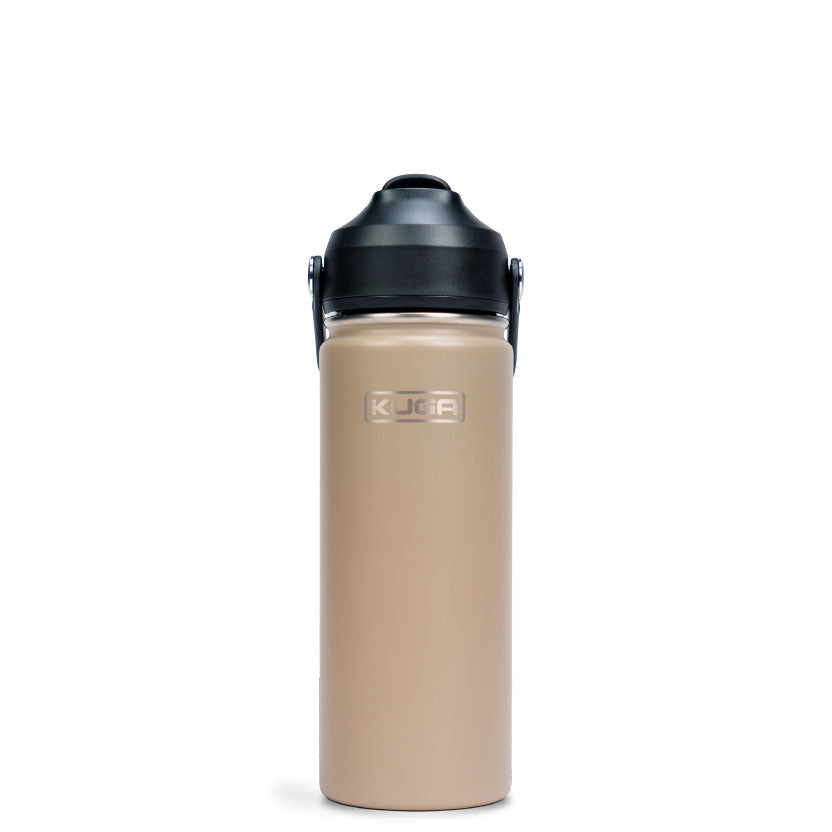 Kuga Outlander 532ml Insulated Stainless Steel Flask in Truffle Brown