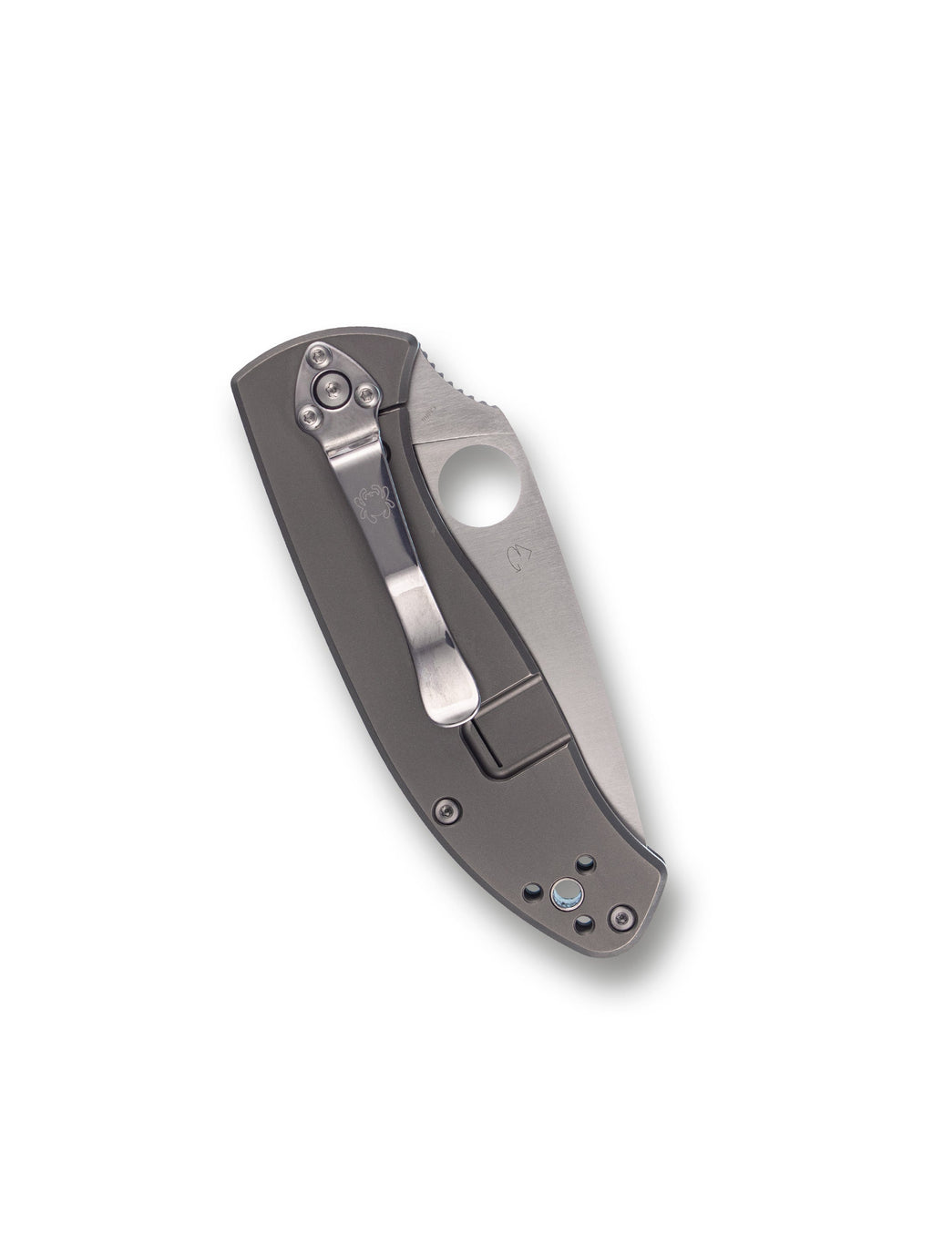 Spyderco Tenacious R.I.L. titanium frame lock 8Cr13MoV closed