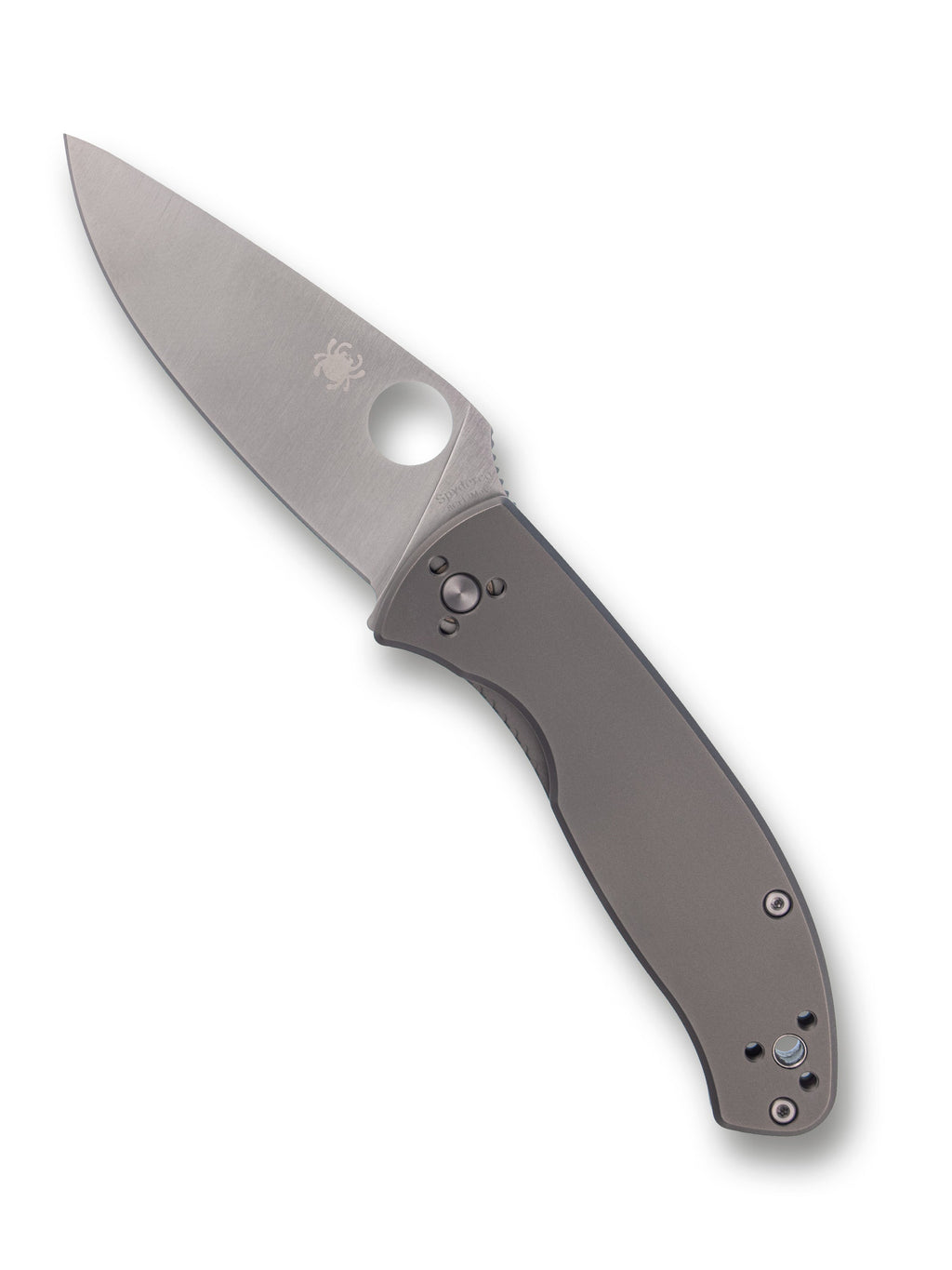 Spyderco Tenacious R.I.L. titanium frame lock 8Cr13MoV open