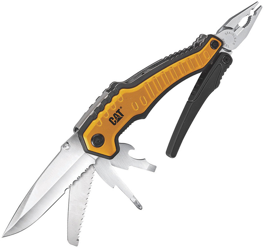 CAT 9-in-1 Multi-Function Tool in orange and black