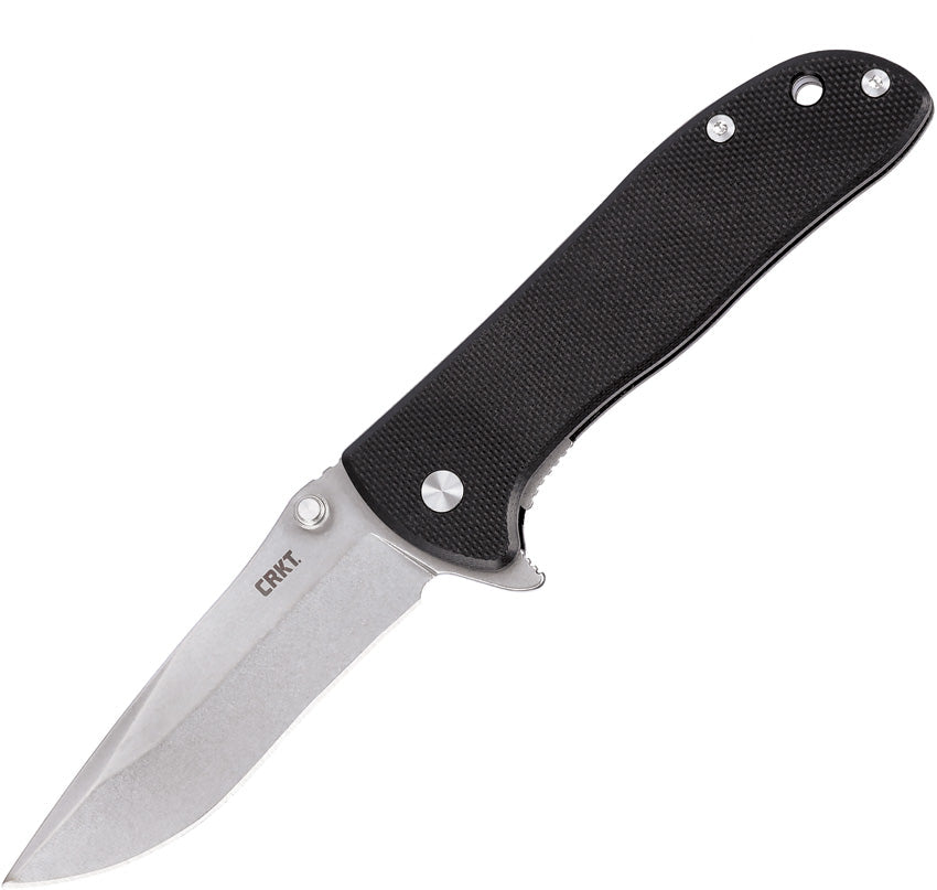 CRKT Drifter Linerlock folding knife with D2 blade and black G-10