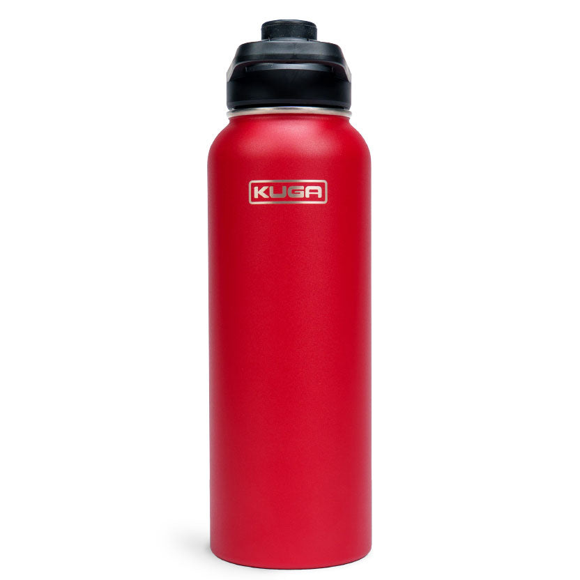 Kuga Outlander Max 1182ml Insulated Water Bottle in Cherry Merlot