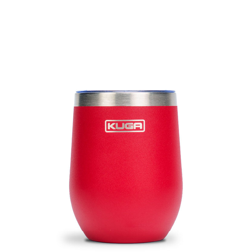 Kuga Wine Tumbler 354ml Stainless Steel with Lid in Cherry Merlot
