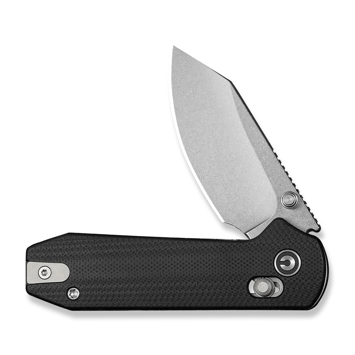 CIVIVI Lil Yonder crossbar lock knife, Black G10, view 3