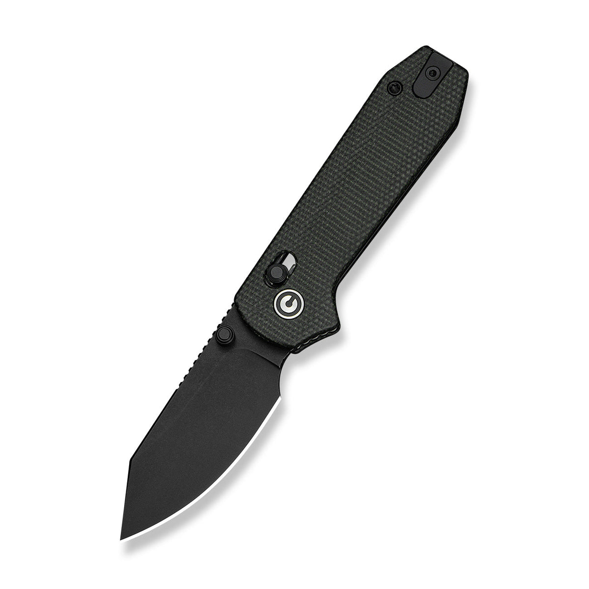 CIVIVI Lil Yonder crossbar lock knife, Dark Green Canvas Micarta