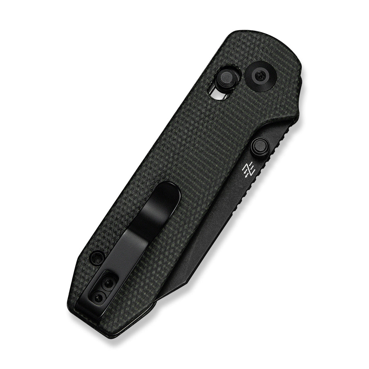 CIVIVI Lil Yonder crossbar lock knife, Dark Green Canvas Micarta, view 5
