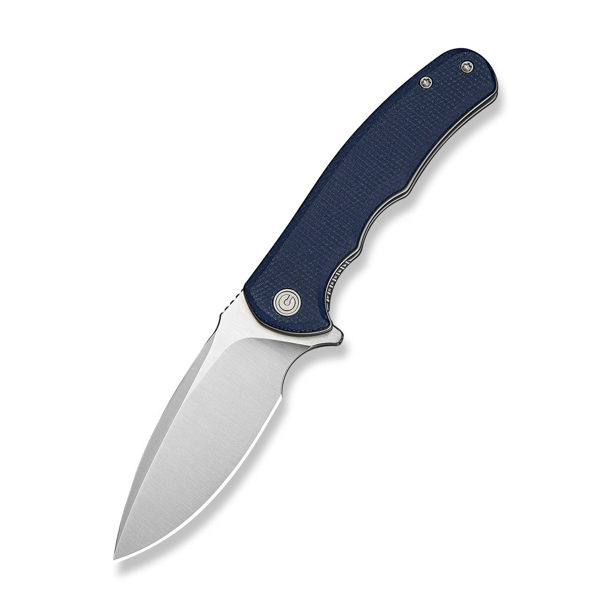 CIVIVI Mini Praxis flipper knife, blue canvas Micarta
