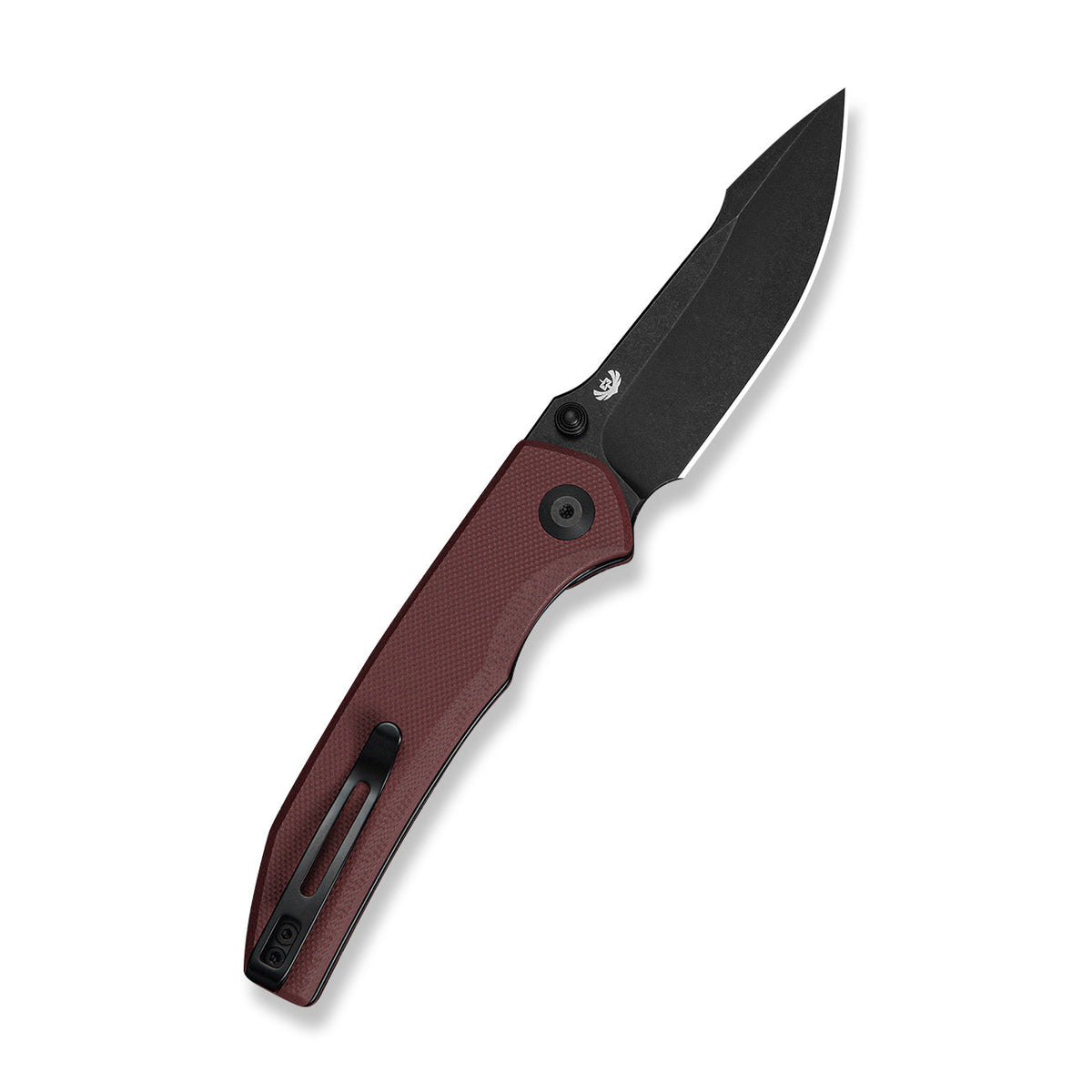 CIVIVI Ryson-E thumb stud knife, Burgundy G10, view 2