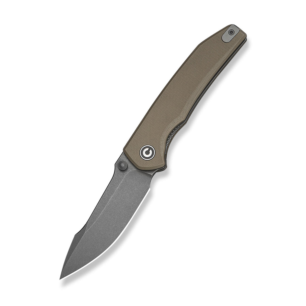 CIVIVI Ryson-E thumb stud knife, Tan G10