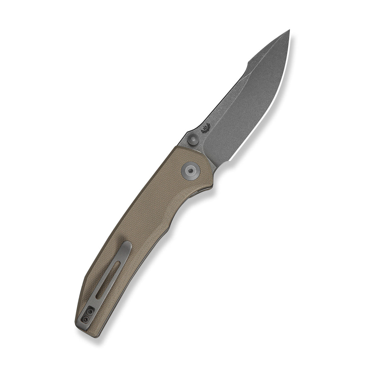 CIVIVI Ryson-E thumb stud knife, Tan G10, view 2
