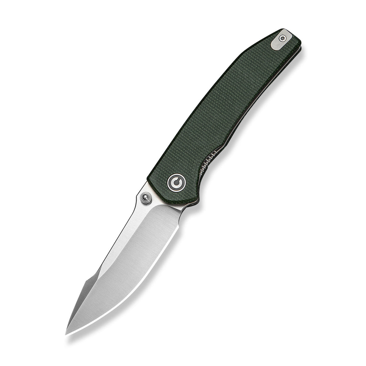 CIVIVI Ryson-E thumb stud knife, Green Canvas Micarta