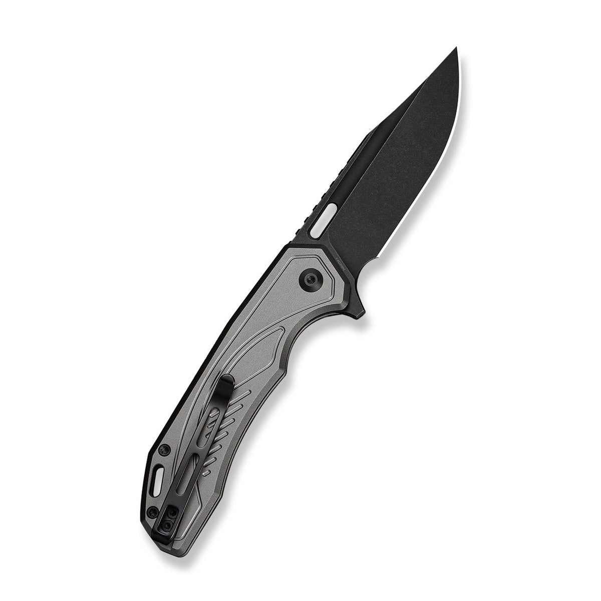 CIVIVI Zelthara flipper knife, Grey Aluminium, view 2
