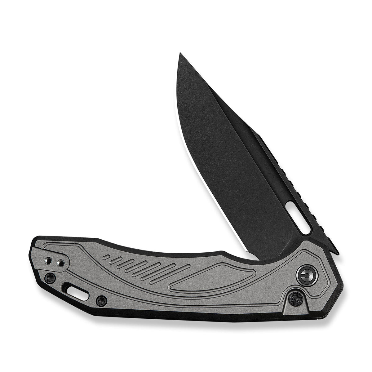 CIVIVI Zelthara flipper knife, Grey Aluminium, view 3