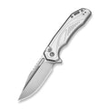 CIVIVI Zelthara flipper knife, Silver Aluminium