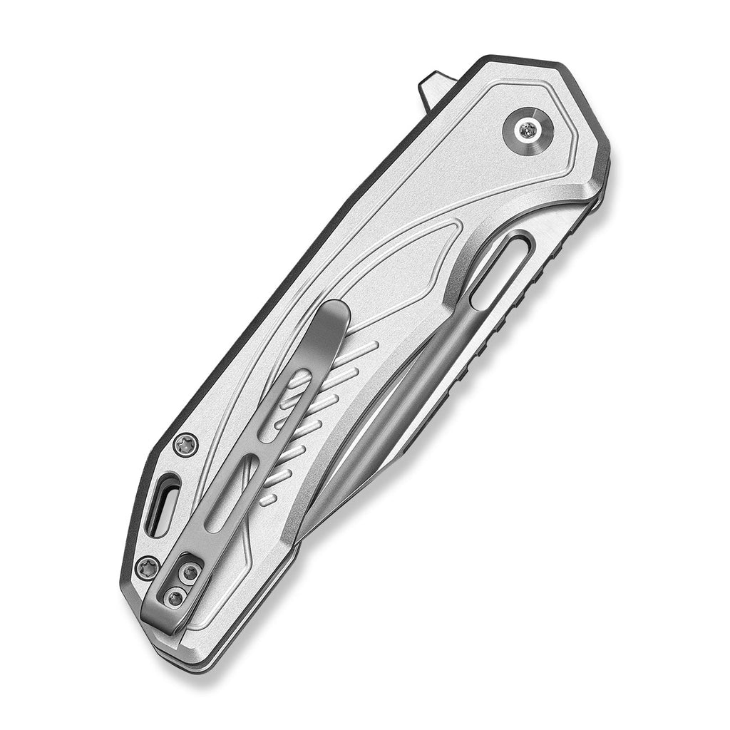 CIVIVI Zelthara flipper knife, Silver Aluminium, view 5