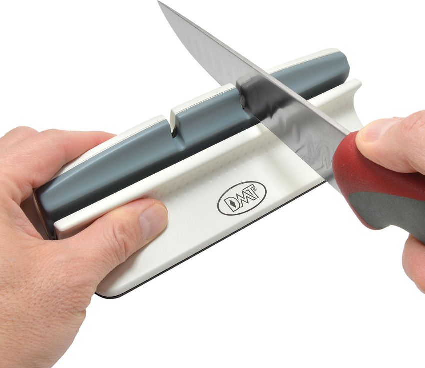 DMT EdgeSharp sharpening a kitchen knife
