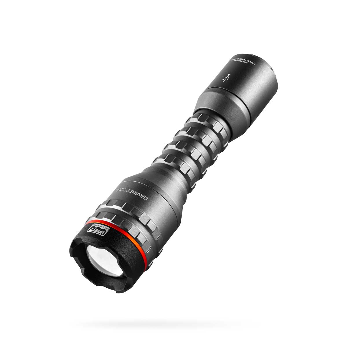 Nebo DaVinci 800L Rechargeable Torch — Black