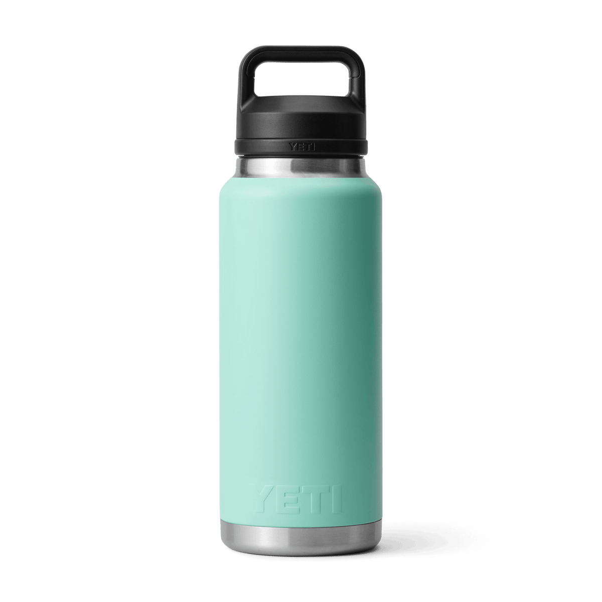 YETI Rambler 36oz Bottle in Seafoam, rear view