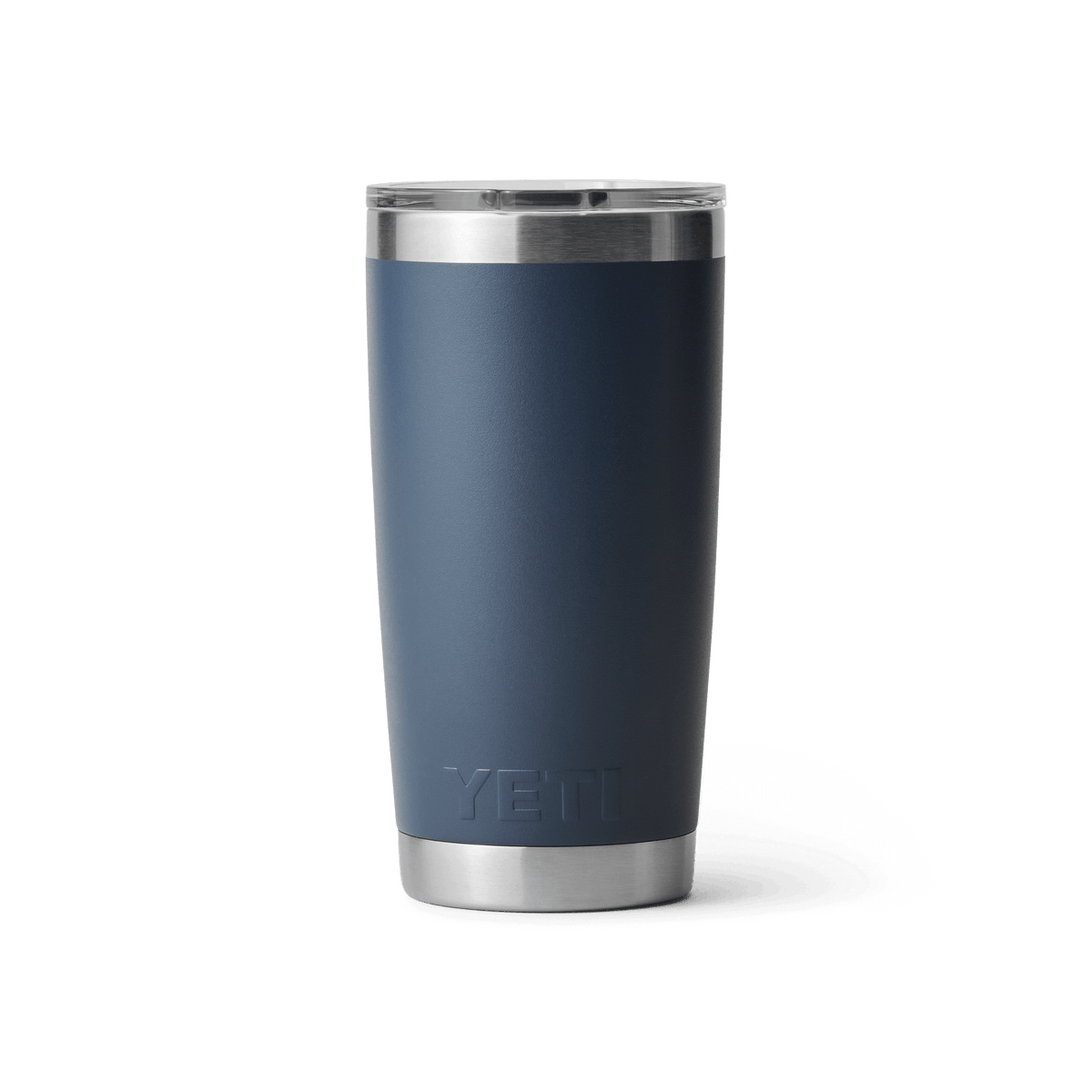 YETI Rambler 20oz Tumbler in Navy, rear view