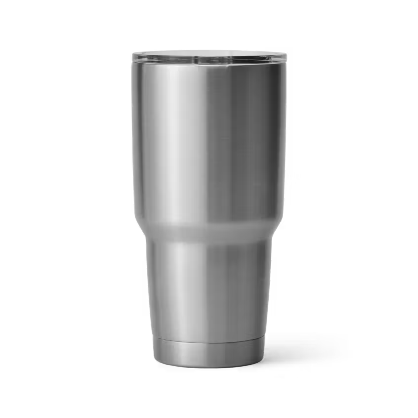 YETI Rambler 30oz Tumbler in Stainless Steel, rear view