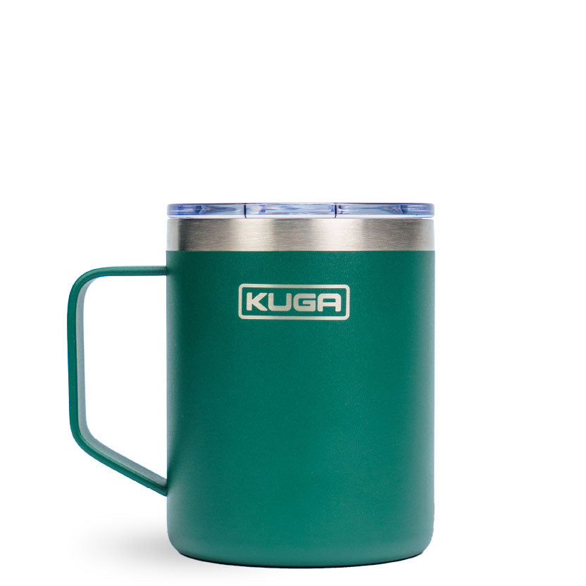 Kuga Camp Mug 354ml Insulated Spill-proof in Hunter Green