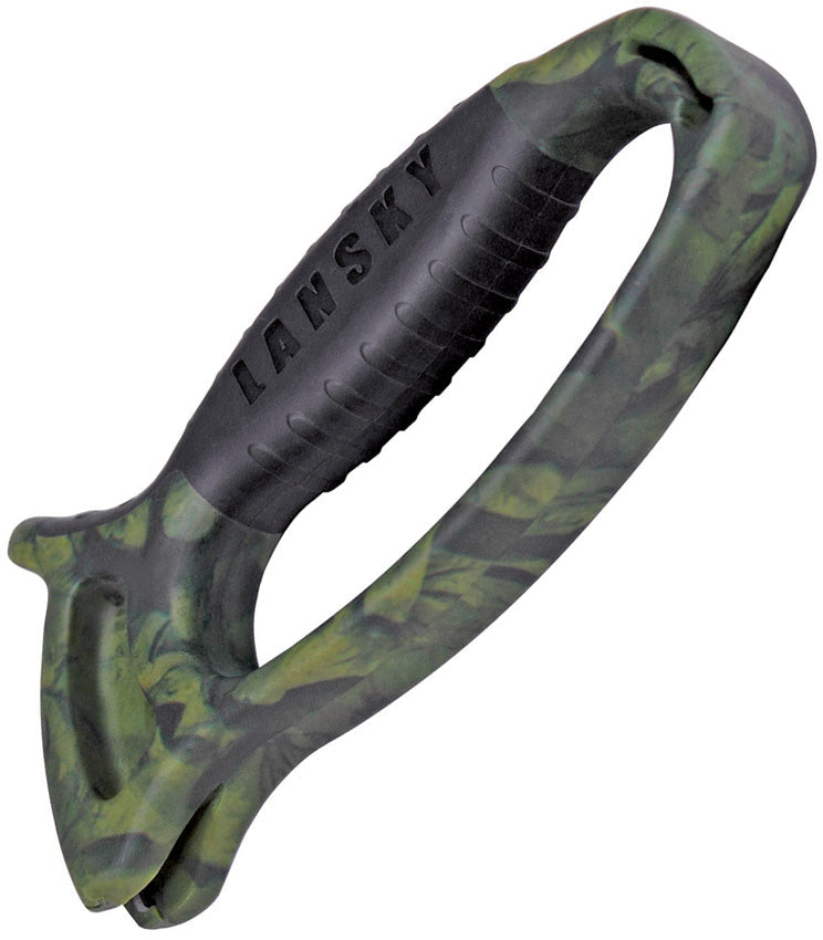 Lansky Deluxe Quick Edge Sharpener in green camo