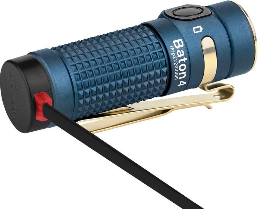 Olight Baton 4 Premium Charging Case, Guidance Blue — view 4