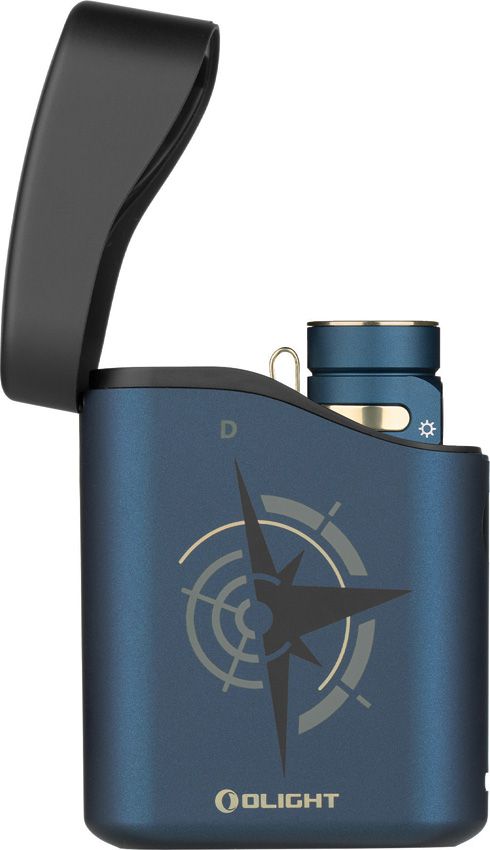 Olight Baton 4 Premium Charging Case, Guidance Blue — view 6