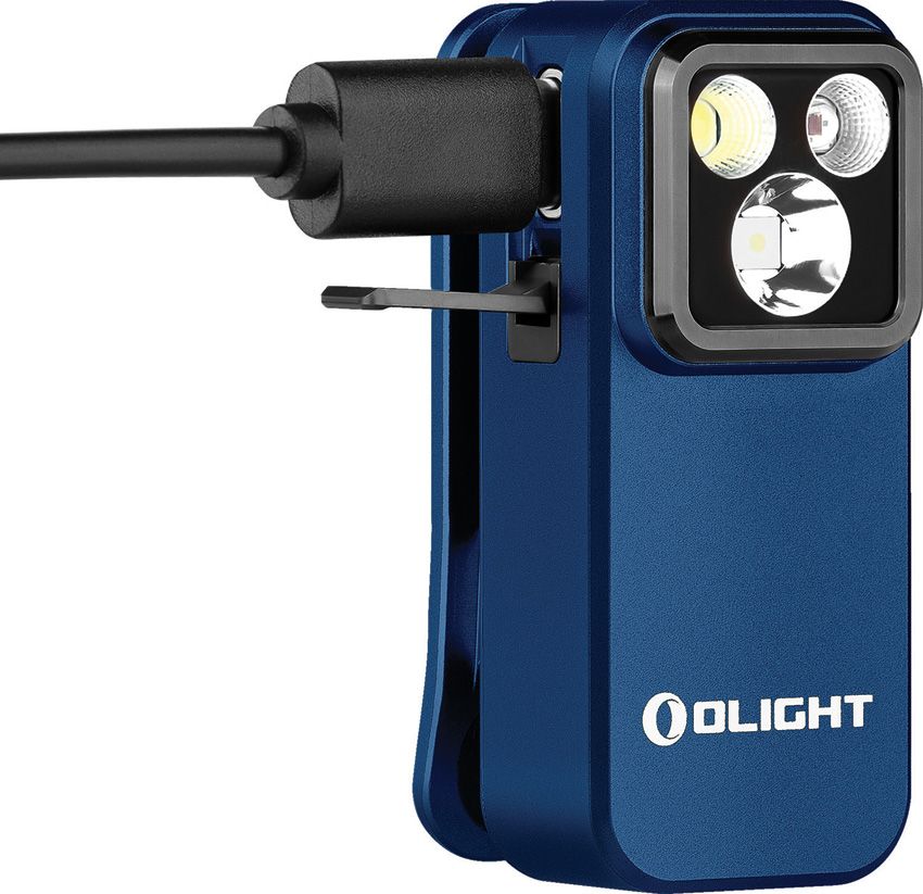 Olight Oclip Pro Magnetic Clip Light, Midnight Blue — view 3