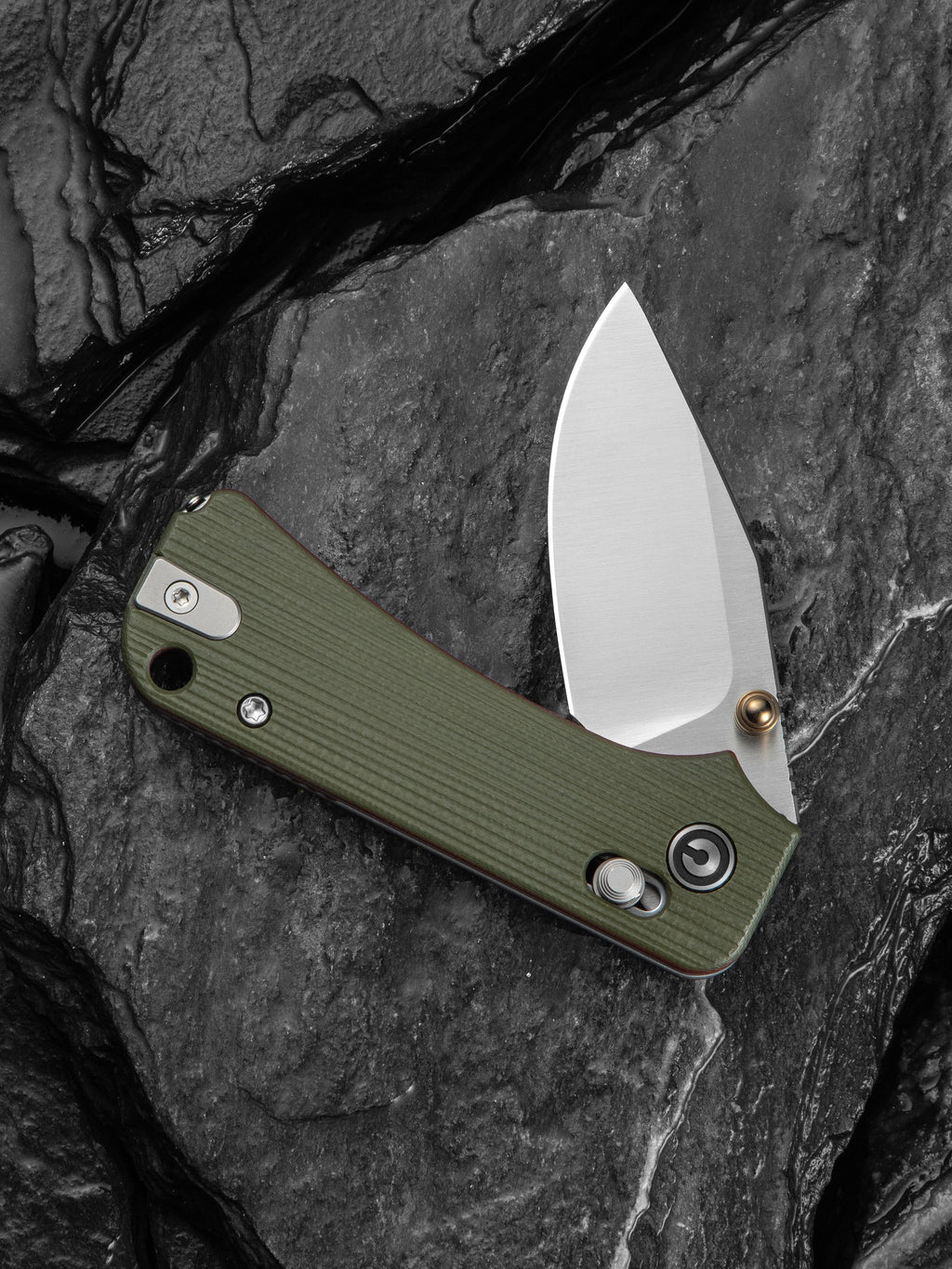 CIVIVI Baby Banter 2 - TG — Milled Green/Red G10