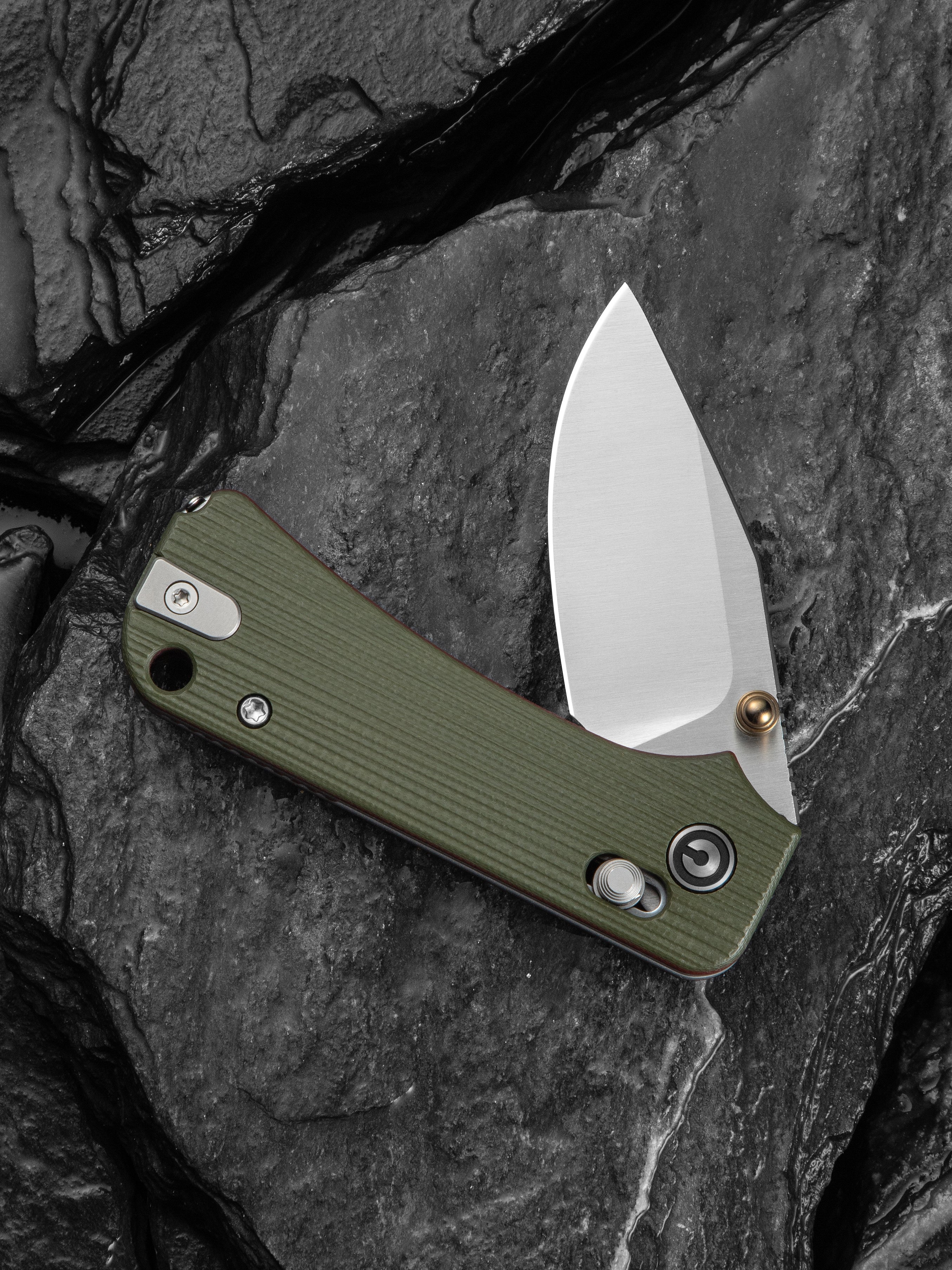 CIVIVI Baby Banter 2 - TG — Milled Green/Red G10