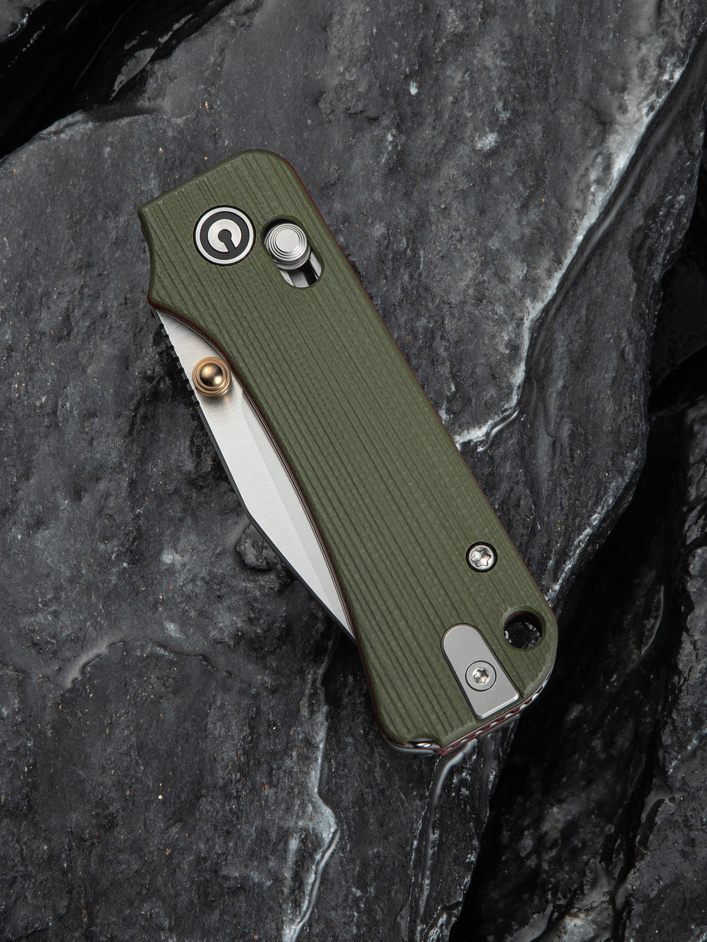CIVIVI Baby Banter 2 - TG — Milled Green/Red G10