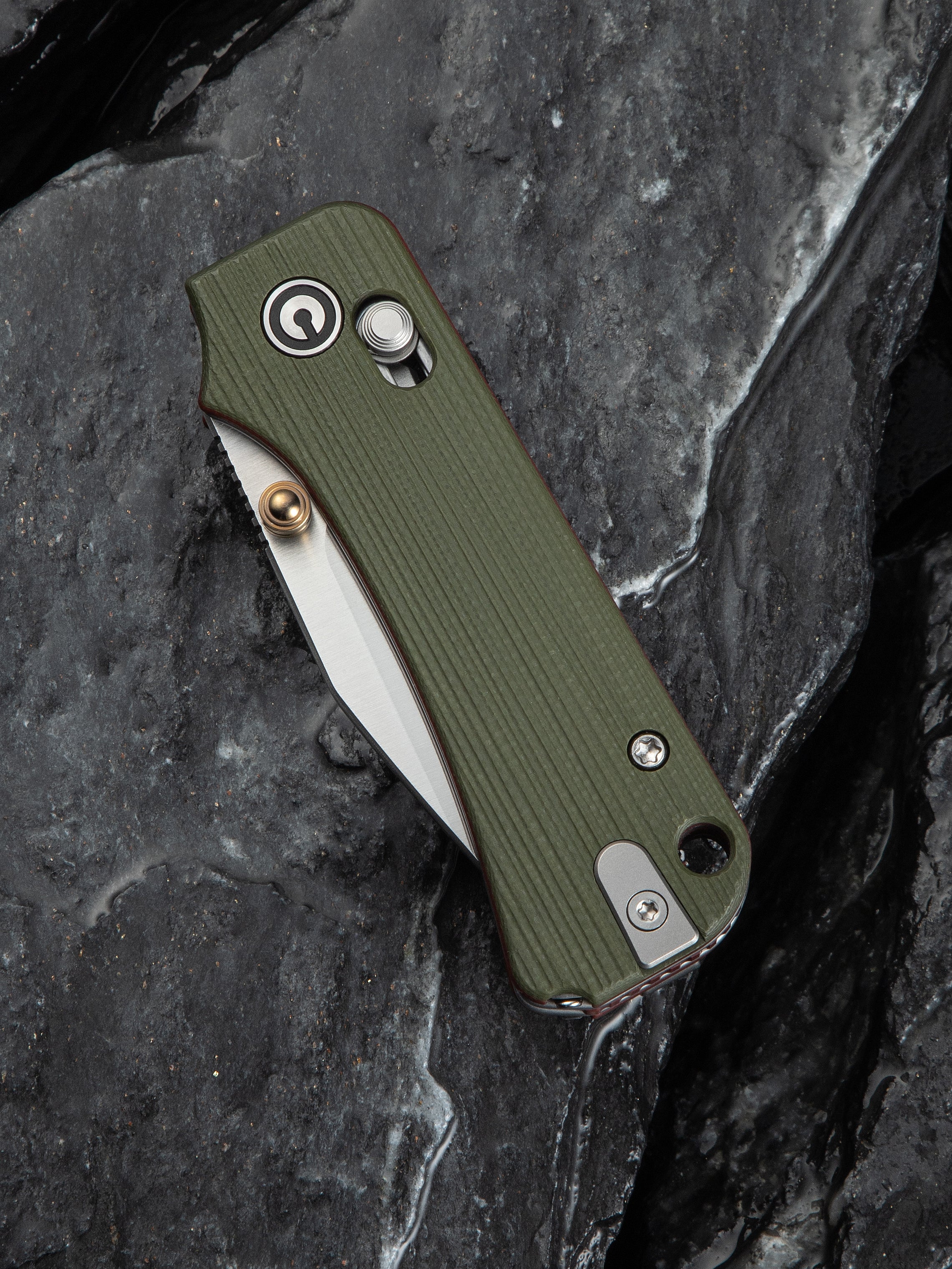 CIVIVI Baby Banter 2 - TG — Milled Green/Red G10
