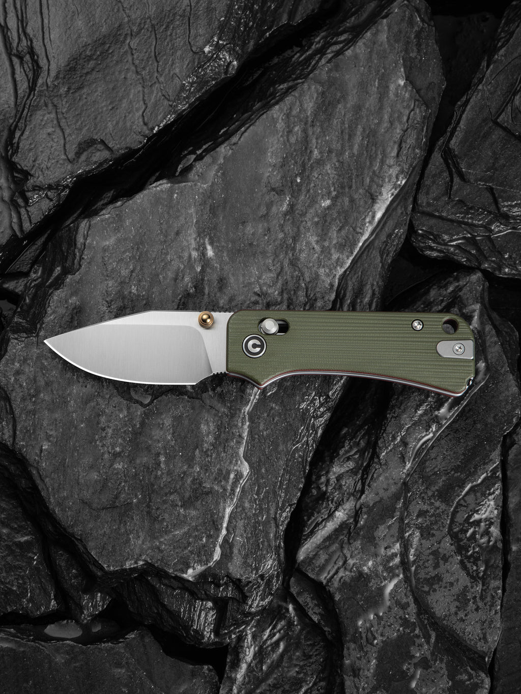 CIVIVI Baby Banter 2 - TG — Milled Green/Red G10