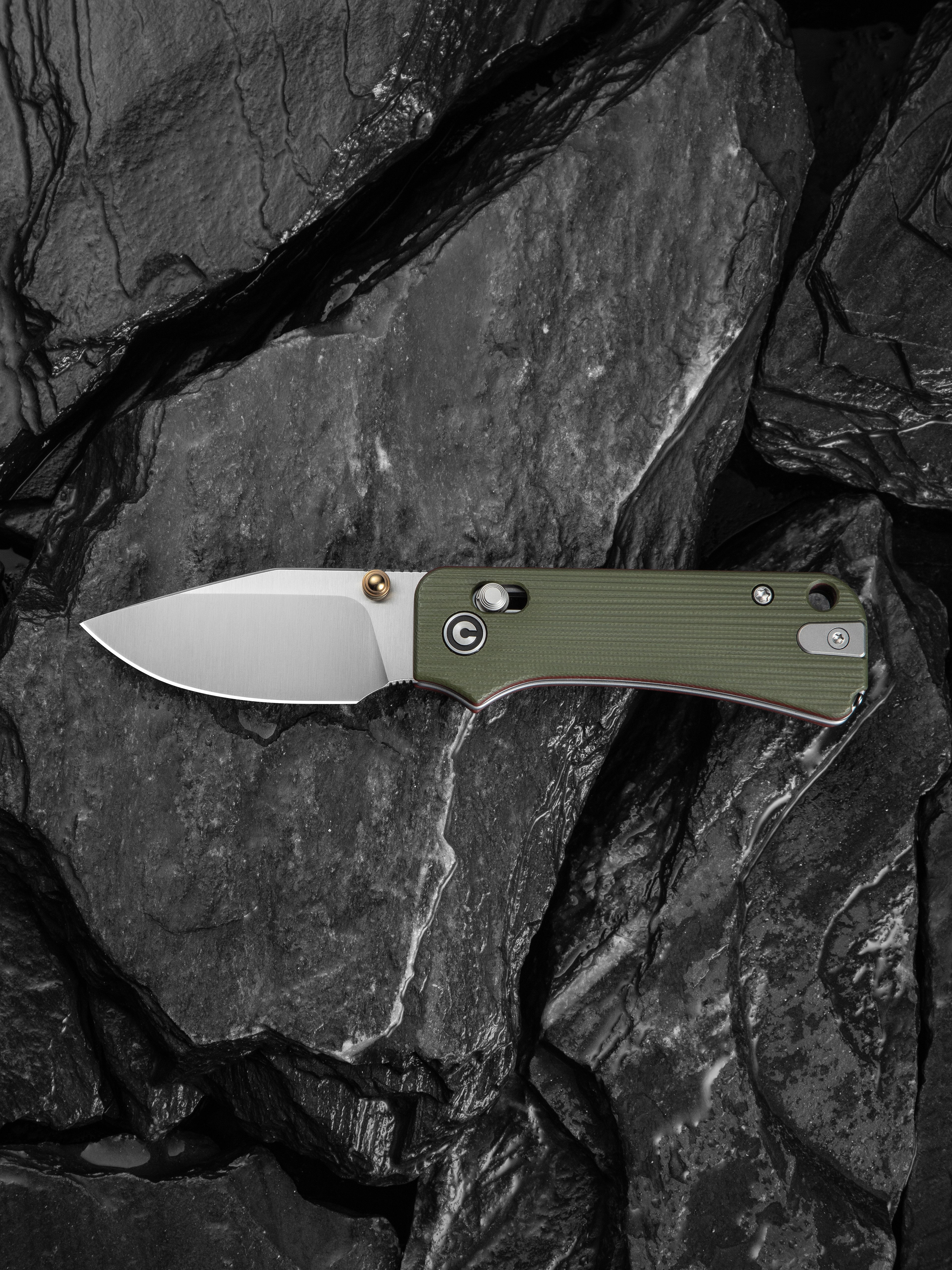 CIVIVI Baby Banter 2 - TG — Milled Green/Red G10