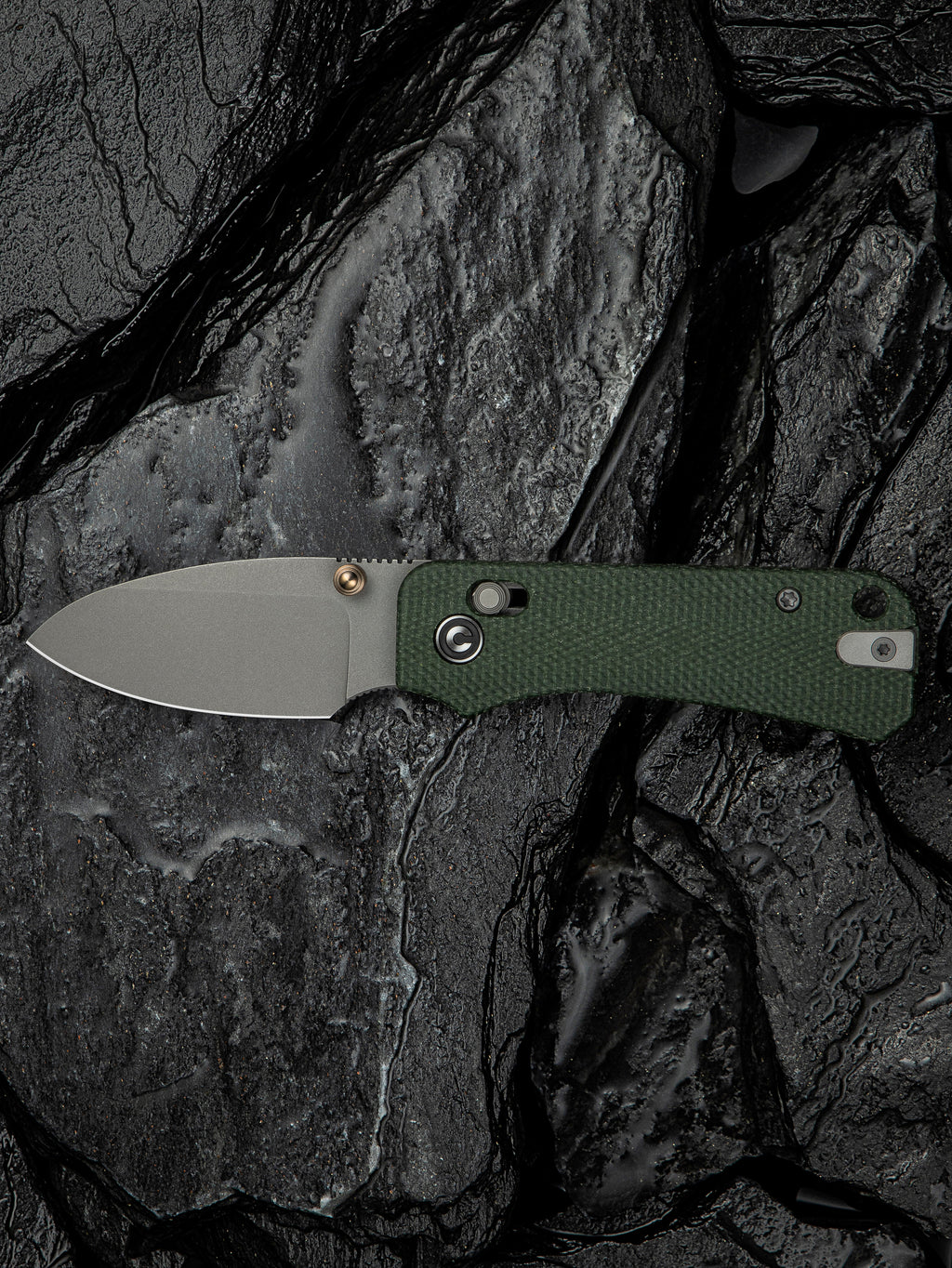 CIVIVI Baby Banter 2 — Green Canvas Micarta