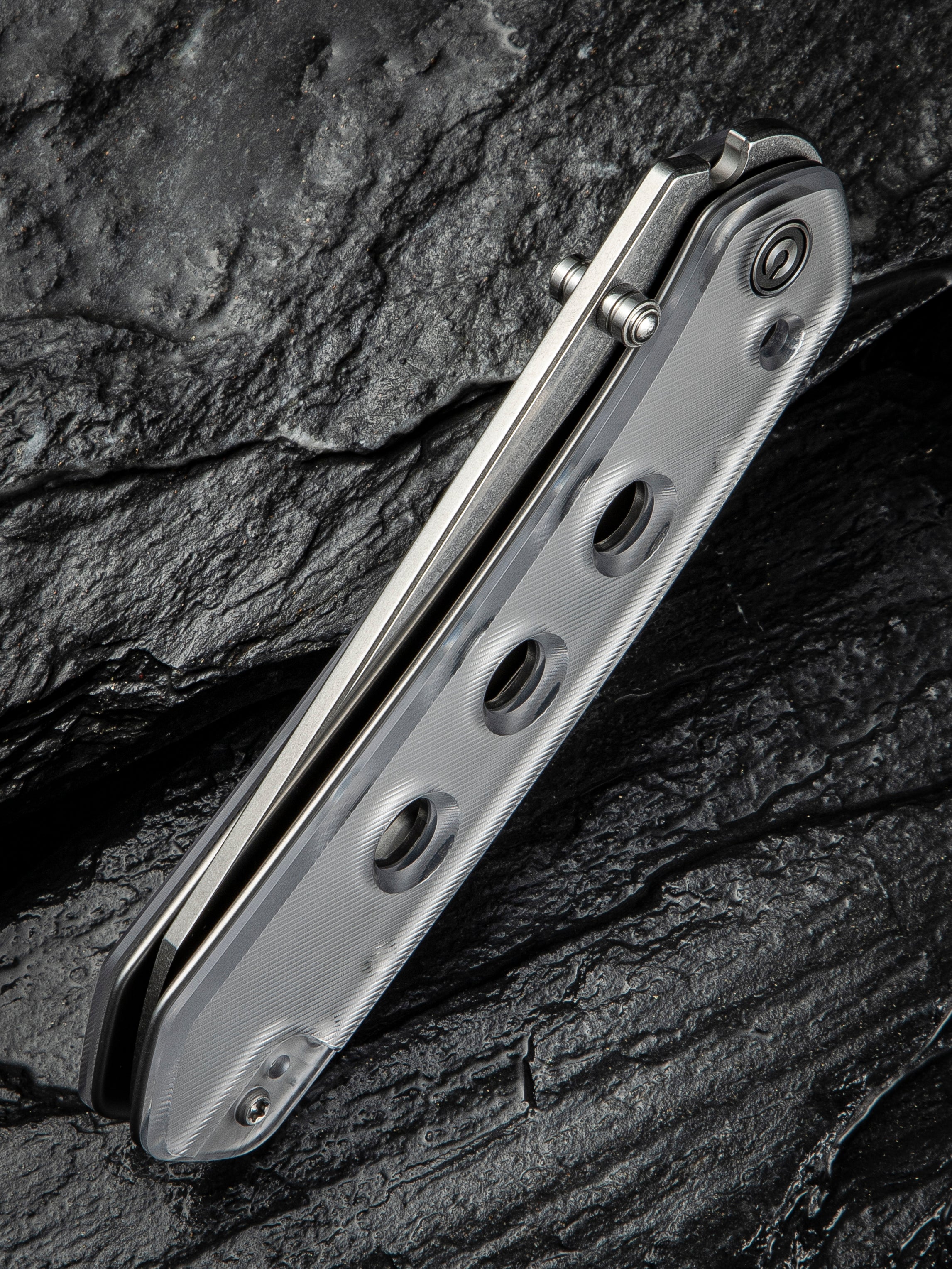 CIVIVI Vision FG — Polished Clear Lexan (Satin)