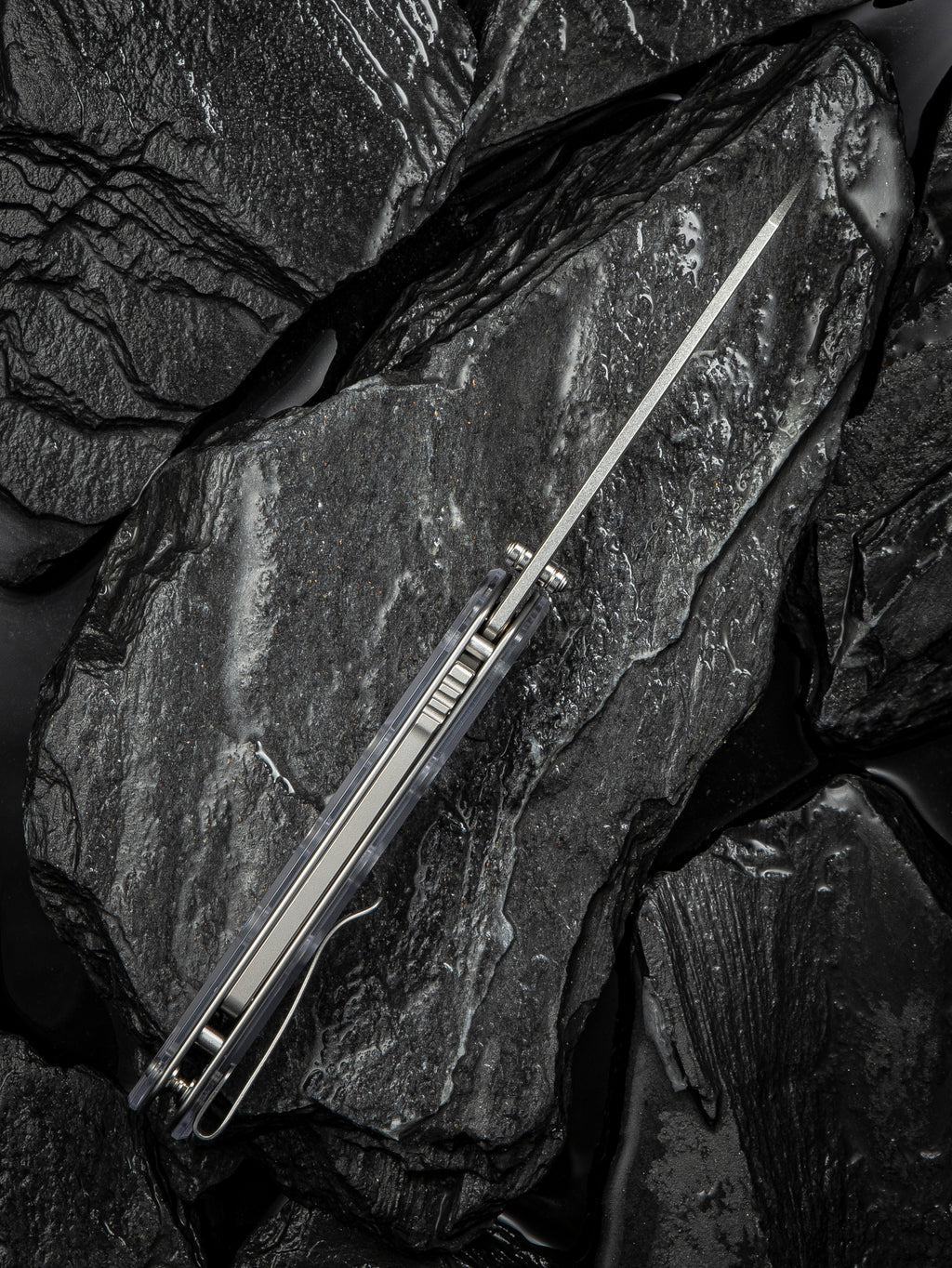 CIVIVI Vision FG — Polished Clear Lexan (Satin)